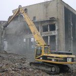 Rozbiórka budynku przemysłowo-produkcyjnego w Warszawie
